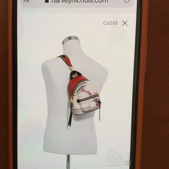 Coach Disney Mickey Mouse Keith Haring Backpack Authentic - Picture 3 of 13